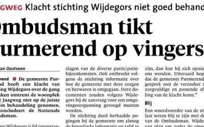 Ombudsman geeft ons gelijk